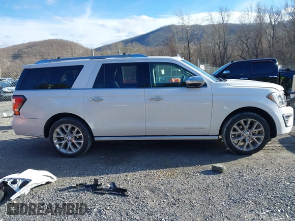 2019 Ford Expedition Max Platinum with VIN 1FMJK1MTXKEA53377, listed as a IAAI auction lot 41581972 with 68,022 mi miles and . Bid and sale history available at DreamBid. Image 13.