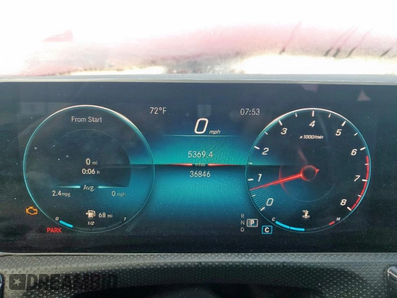 2020 Mercedes-Benz A 220 z VIN WDD3G4EB3LW040610, wystawiony jako Copart lot #59010025 z przebiegiem 36 846 mil mil oraz Szkoda całkowita • Salvage title. Historia ofert i sprzedaży dostępna na DreamBid. Obrazek 9.