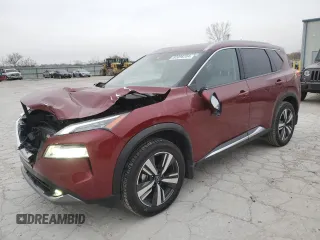 2022 Nissan Rogue SL with VIN JN8BT3CA0NW042084, listed as a Copart auction lot 82098204 with 31,476 mi miles and Salvage Title. Bid and sale history available at DreamBid. Image 1.