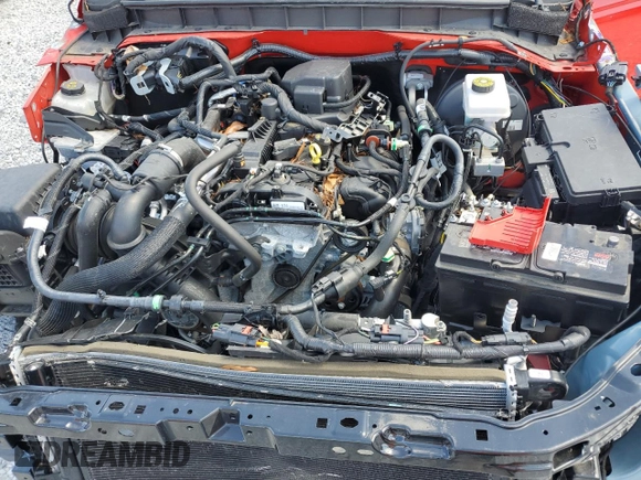 2022 Ford Bronco with VIN 1FMDE5BH7NLA89196, listed as a Copart auction lot 55729305 with 35,813 mi miles and Non Repairable. Bid and sale history available at DreamBid. Image 12.