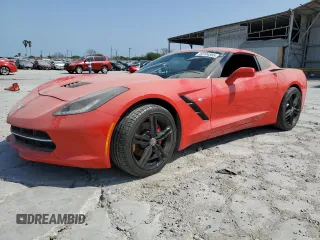 2016 Chevrolet Corvette 1LT with VIN 1G1YB2D74G5123435, listed as a Copart auction lot 50104895 with 71,220 mi miles and Salvage Title. Bid and sale history available at carsss.com. Image 1.