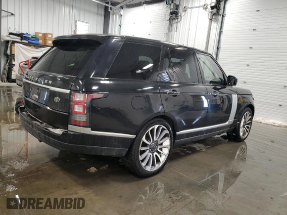 2014 Land Rover Range Rover Supercharged Autobiography with VIN SALGV2TF7EA173794, listed as a Copart auction lot 43741595 with 138,553 mi miles and Clean title. Bid and sale history available at DreamBid. Image 3.