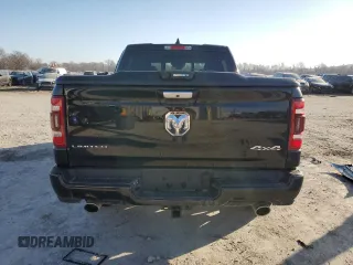 2020 Ram 1500 Limited with VIN 1C6SRFHTXLN255317, listed as a Copart auction lot 48400945 with 31,493 mi miles and Salvage title. Bid and sale history available at DreamBid. Image 6.