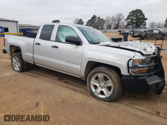 2017 Chevrolet Silverado 1500 Work Truck with VIN 1GCVKNEC8HZ383225, listed as a Copart auction lot 45397455 with 0 mi miles and Salvage Title. Bid and sale history available at carsss.com. Image 4.