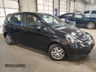2008 Honda Fit with VIN JHMGD38438S044228, listed as a Copart auction lot 52481275 with 264,602 mi miles and Salvage Title. Bid and sale history available at carsss.com. Image 4.