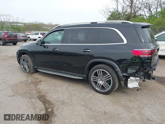 2023 Mercedes-Benz GLS 450 with VIN 4JGFF5KE1PA959633, listed as a IAAI auction lot 42064269 with 28,200 mi miles and . Bid and sale history available at DreamBid. Image 3.