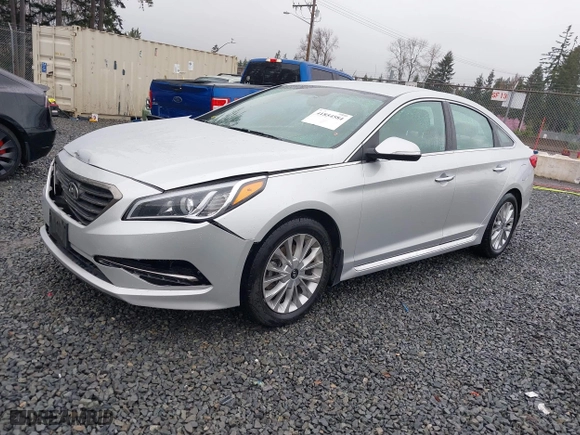 2015 Hyundai Sonata 2.4L Sport with VIN 5NPE34AF3FH167343, listed as a IAAI auction lot 41854584 with 82,853 mi miles. Bid and sale history available at carsss.com. Image 17.