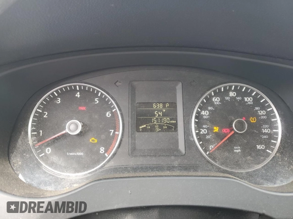 2013 Volkswagen Jetta SE with VIN 3VWDP7AJ3DM210251, listed as a Copart auction lot 52832265 with 151,190 mi miles and Clean title. Bid and sale history available at DreamBid. Image 9.