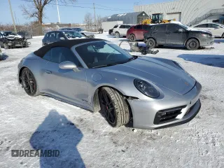 2023 Porsche 911 Carrera S with VIN WP0CB2A95PS248159, listed as a Copart auction lot 45009365 with 6,976 mi miles and Salvage Title. Bid and sale history available at carsss.com. Image 4.