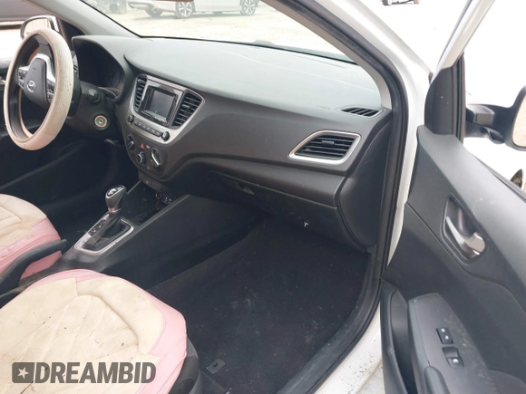 2019 Hyundai Accent SE with VIN 3KPC24A33KE045001, listed as a IAAI auction lot 40857224 with Not Provided miles and . Bid and sale history available at carsss.com. Image 5.