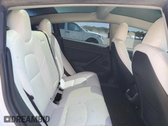 2023 Tesla Model 3 with VIN 5YJ3E1EA3PF602067, listed as a Copart auction lot 52317695 with 54,867 mi miles and Salvage Title. Bid and sale history available at DreamBid. Image 10.