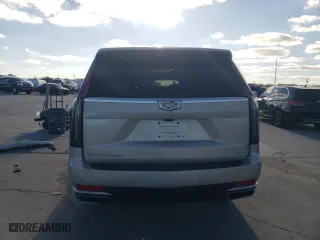 2022 Cadillac Escalade Premium Luxury with VIN 1GYS3CKL1NR172334, listed as a Copart auction lot 87058984 with 0 mi miles and Salvage Title. Bid and sale history available at carsss.com. Image 6.
