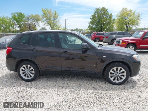 2015 BMW X3 xDrive28i with VIN 5UXWX9C57F0D61270, listed as a IAAI auction lot 42254938 with 185,550 mi miles and . Bid and sale history available at DreamBid. Image 13.