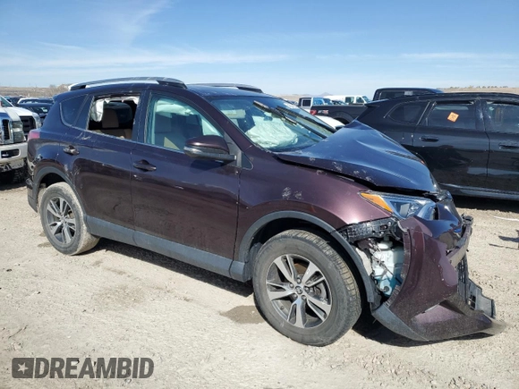 2018 Toyota RAV4 XLE with VIN 2T3RFREV3JW780944, listed as a Copart auction lot 48251255 with Not Provided miles and Salvage Title. Bid and sale history available at DreamBid. Image 4.