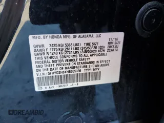 2017 Acura MDX Advance with VIN 5FRYD3H8XHB005396, listed as a Copart auction lot 48414415 with 141,808 mi miles and Salvage title. Bid and sale history available at DreamBid. Image 13.