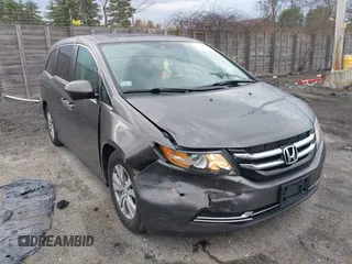 2015 Honda Odyssey EX-L z VIN 5FNRL5H68FB030863, wystawiony jako IAAI lot #42035677 z przebiegiem 201 098 mil mil oraz . Historia ofert i sprzedaży dostępna na DreamBid. Obrazek 1.