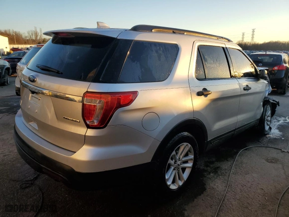2016 Ford Explorer with VIN 1FM5K7B83GGB71754, listed as a Copart auction lot 43827485 with 103,392 mi miles and Salvage Title. Bid and sale history available at carsss.com. Image 3.