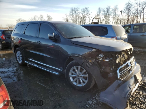 2020 Dodge Durango SXT with VIN 1C4RDHAG2LC365868, listed as a Copart auction lot 42765755 with 49,229 mi miles and Salvage title. Bid and sale history available at DreamBid. Image 4.