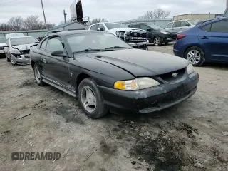 1997 Ford Mustang with VIN 1FALP4042VF198111, listed as a Copart auction lot 44245505 with 99,501 mi miles and Salvage Title. Bid and sale history available at carsss.com. Image 11.