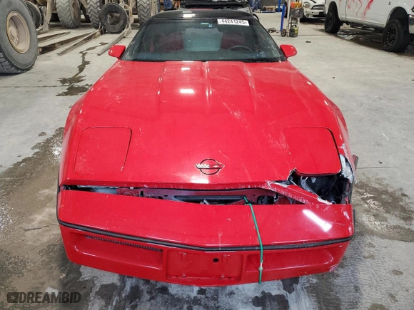 1986 Chevrolet Corvette with VIN 1G1YY0780G5118238, listed as a Copart auction lot 44241245 with 92,333 mi miles and Salvage Title. Bid and sale history available at carsss.com. Image 5.