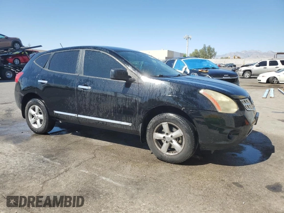 2012 Nissan Rogue S with VIN JN8AS5MT7CW302388, listed as a Copart auction lot 53454645 with 138,254 mi miles and Clean Title. Bid and sale history available at carsss.com. Image 4.