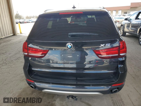 2017 BMW X5 xDrive35i with VIN 5UXKR0C38H0V74232, listed as a Copart auction lot 52200655 with 157,676 mi miles and Salvage Title. Bid and sale history available at carsss.com. Image 6.