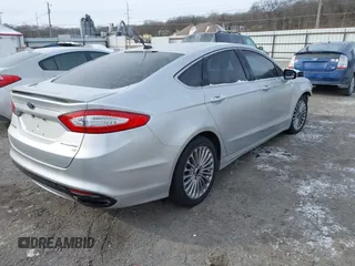 2015 Ford Fusion Titanium with VIN 3FA6P0D95FR103444, listed as a IAAI auction lot 41411473 with 213,729 mi miles. Bid and sale history available at carsss.com. Image 4.