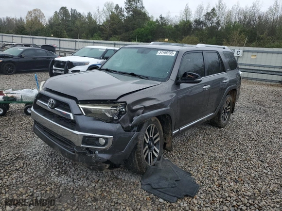 2014 Toyota 4Runner SR5 with VIN JTEZU5JR2E5068585, listed as a Copart auction lot 51166795 with 0 mi miles and Clean Title. Bid and sale history available at carsss.com. Image 1.