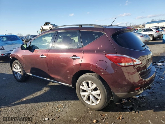 2013 Nissan Murano S with VIN JN8AZ1MW4DW321707, listed as a Copart auction lot 84372244 with 89,674 mi miles and Salvage Title. Bid and sale history available at carsss.com. Image 2.