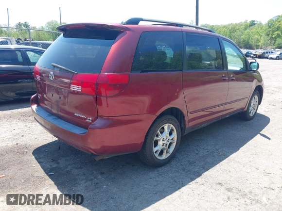 2005 Toyota Sienna LE with VIN 5TDBA23C75S029569, listed as a IAAI auction lot 42254021 with 195,137 mi miles and . Bid and sale history available at DreamBid. Image 4.