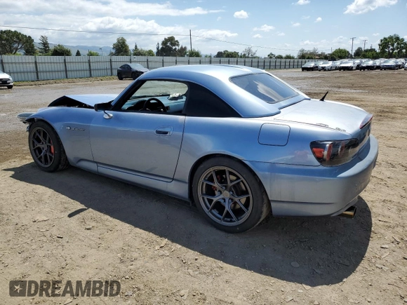 2004 Honda S2000 z VIN JHMAP21454T002150, wystawiony jako Copart lot #54963835 z przebiegiem 143 220 mil mil oraz Szkoda całkowita • Salvage title. Historia ofert i sprzedaży dostępna na DreamBid. Obrazek 2.