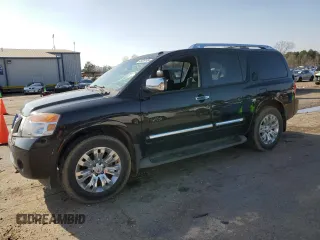 2015 Nissan Armada Platinum z VIN 5N1BA0NF1FN614212, wystawiony jako Copart lot #45026145 z przebiegiem Nie podano mil oraz Czysty tytuł • Clean title. Historia ofert i sprzedaży dostępna na DreamBid. Obrazek 1.