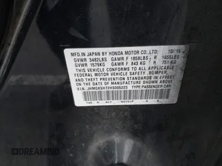 2017 Honda Fit EX with VIN JHMGK5H72HS005223, listed as a IAAI auction lot 41562548 with 160,863 mi miles and . Bid and sale history available at carsss.com. Image 9.