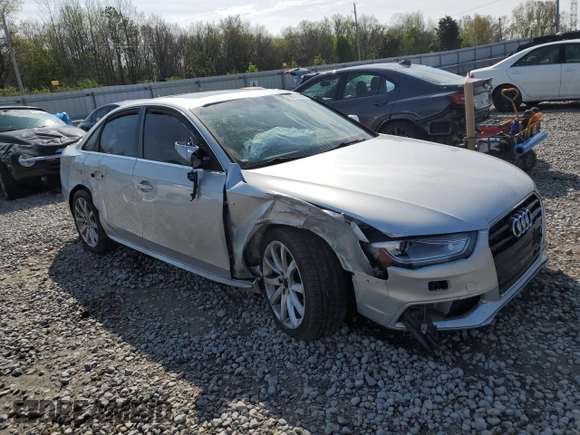 2014 Audi A4 Premium with VIN WAUAFAFL9EN036030, listed as a Copart auction lot 50515125 with 0 mi miles and Salvage Title. Bid and sale history available at carsss.com. Image 4.