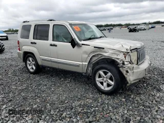 2008 Jeep Liberty Limited with VIN 1J8GP58K48W247360, listed as a Copart auction lot 52101345 with 0 mi miles and Salvage Title. Bid and sale history available at carsss.com. Image 4.
