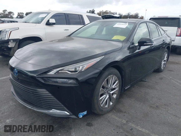 2021 Toyota Mirai XLE with VIN JTDAAAAA1MA002323, listed as a IAAI auction lot 42034157 with 16,592 mi miles and . Bid and sale history available at carsss.com. Image 18.