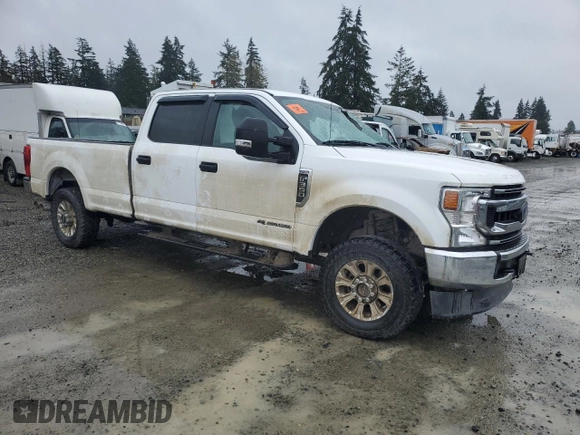 2020 Ford F-350 XL with VIN 1FT8W3BT2LED34466, listed as a Copart auction lot 50171615 with 78,460 mi miles and Salvage title. Bid and sale history available at DreamBid. Image 4.