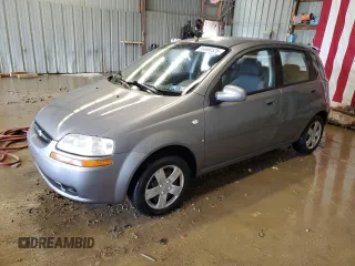 2007 Chevrolet Aveo LS with VIN KL1TD66697B790050, listed as a Copart auction lot 59368525 with Not provided miles and Salvage title. Bid and sale history available at DreamBid. Image 1.