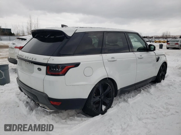2019 Land Rover Range Rover Sport SE with VIN SALWG2RK9KA832948, listed as a Copart auction lot 44455445 with 110,466 mi miles and Clean Title. Bid and sale history available at DreamBid. Image 3.