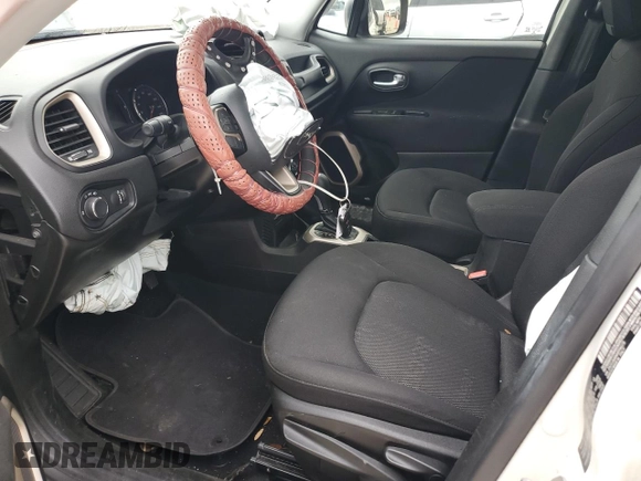 2017 Jeep Renegade Sport with VIN ZACCJAAB4HPF44975, listed as a Copart auction lot 55513715 with 92,913 mi miles and Salvage Title. Bid and sale history available at DreamBid. Image 7.