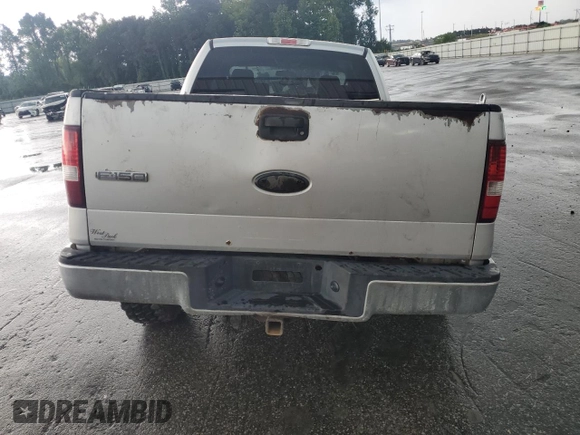 2006 Ford F-150 XLT with VIN 1FTPX14546FA32199, listed as a Copart auction lot 56480645 with 161,520 mi miles and Salvage title. Bid and sale history available at DreamBid. Image 6.