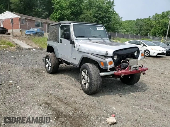 2004 Jeep Wrangler X with VIN 1J4FA39S84P718805, listed as a Copart auction lot 59949875 with 119,295 mi miles and Salvage title. Bid and sale history available at DreamBid. Image 14.