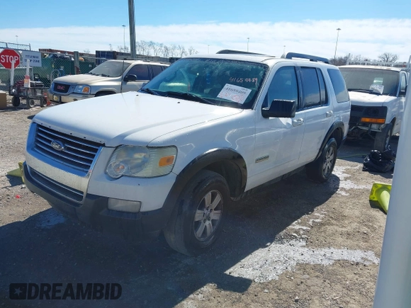 2007 Ford Explorer XLT with VIN 1FMEU63EX7UB18883, listed as a IAAI auction lot 41659489 with 191,892 mi miles. Bid and sale history available at carsss.com. Image 2.