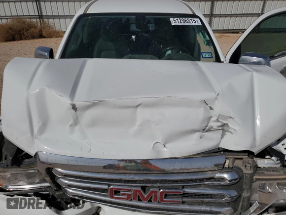2020 GMC Canyon 4WD SLT with VIN 1GTG6DEN3L1229537, listed as a Copart auction lot 51296315 with 63,240 mi miles and Salvage Title. Bid and sale history available at carsss.com. Image 12.