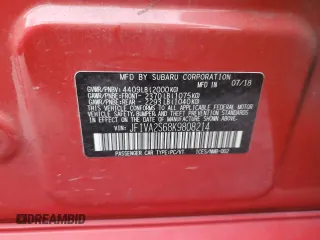 2019 Subaru WRX STI with VIN JF1VA2S68K9808214, listed as a Copart auction lot 81322944 with 70,834 mi miles and Salvage Title. Bid and sale history available at carsss.com. Image 15.
