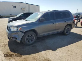 2010 Toyota Highlander with VIN JTEBK3EH6A2162722, listed as a Copart auction lot 64486445 with 160,623 mi miles and Salvage title. Bid and sale history available at DreamBid. Image 1.