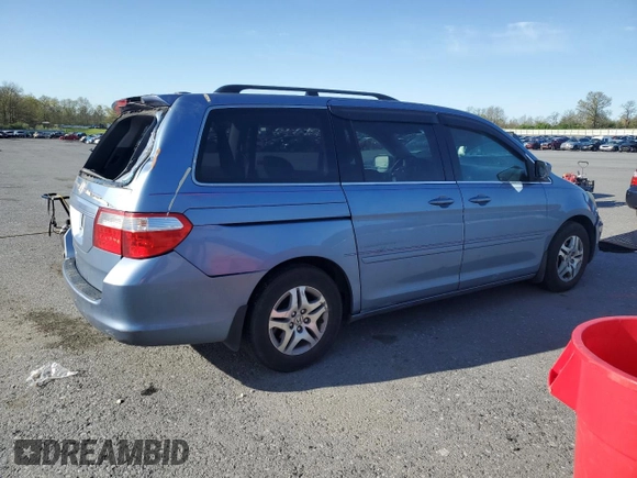 2006 Honda Odyssey EX-L with VIN 5FNRL387X6B032224, listed as a Copart auction lot 54704905 with 190,440 mi miles and Salvage Title. Bid and sale history available at carsss.com. Image 3.