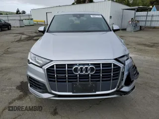 2020 Audi Q7 Premium with VIN WA1AJAF70LD008733, listed as a Copart auction lot 53377775 with 62,285 mi miles and Salvage title. Bid and sale history available at DreamBid. Image 5.