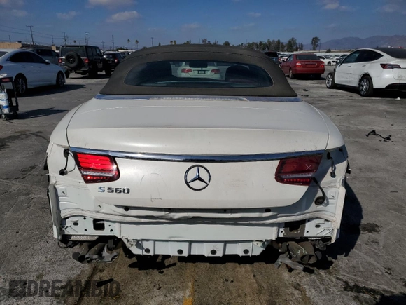 2019 Mercedes-Benz S-Class S 560 with VIN WDDXK8DB2KA040053, listed as a Copart auction lot 87759755 with 41,949 mi miles and Salvage Title. Bid and sale history available at carsss.com. Image 6.