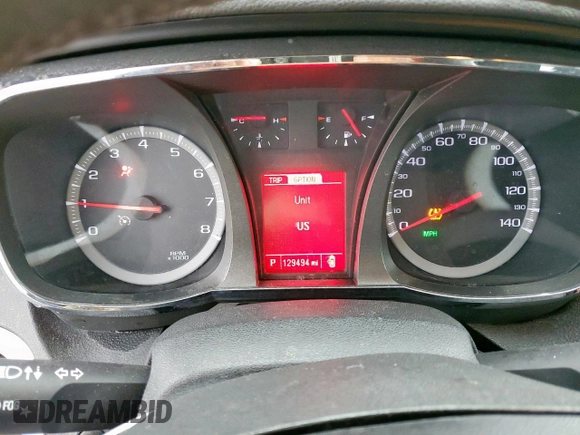 2015 GMC Terrain SLE with VIN 2GKALREK3F6346350, listed as a Copart auction lot 46514425 with 129,494 mi miles and Salvage Title. Bid and sale history available at DreamBid. Image 9.